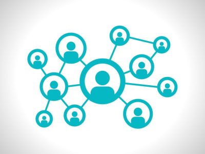 Good Network Social Network stock Illustration. Connection, Computer Network, Social Media or Communication vector icon